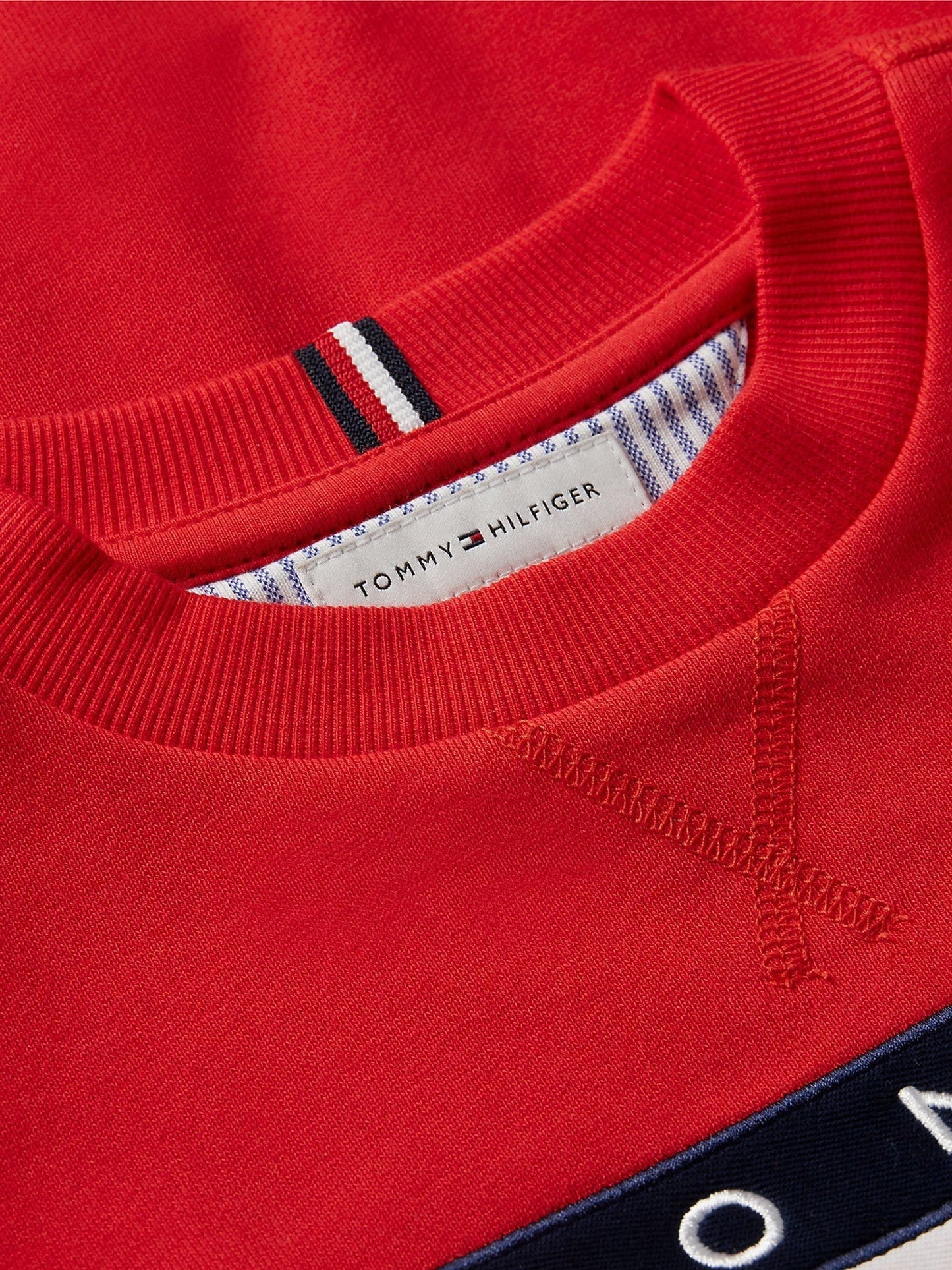 Dsiney Kidz - Tommy Hilfiger Red Peanuts® Flag Graphic Embroidery Jumper image 6
