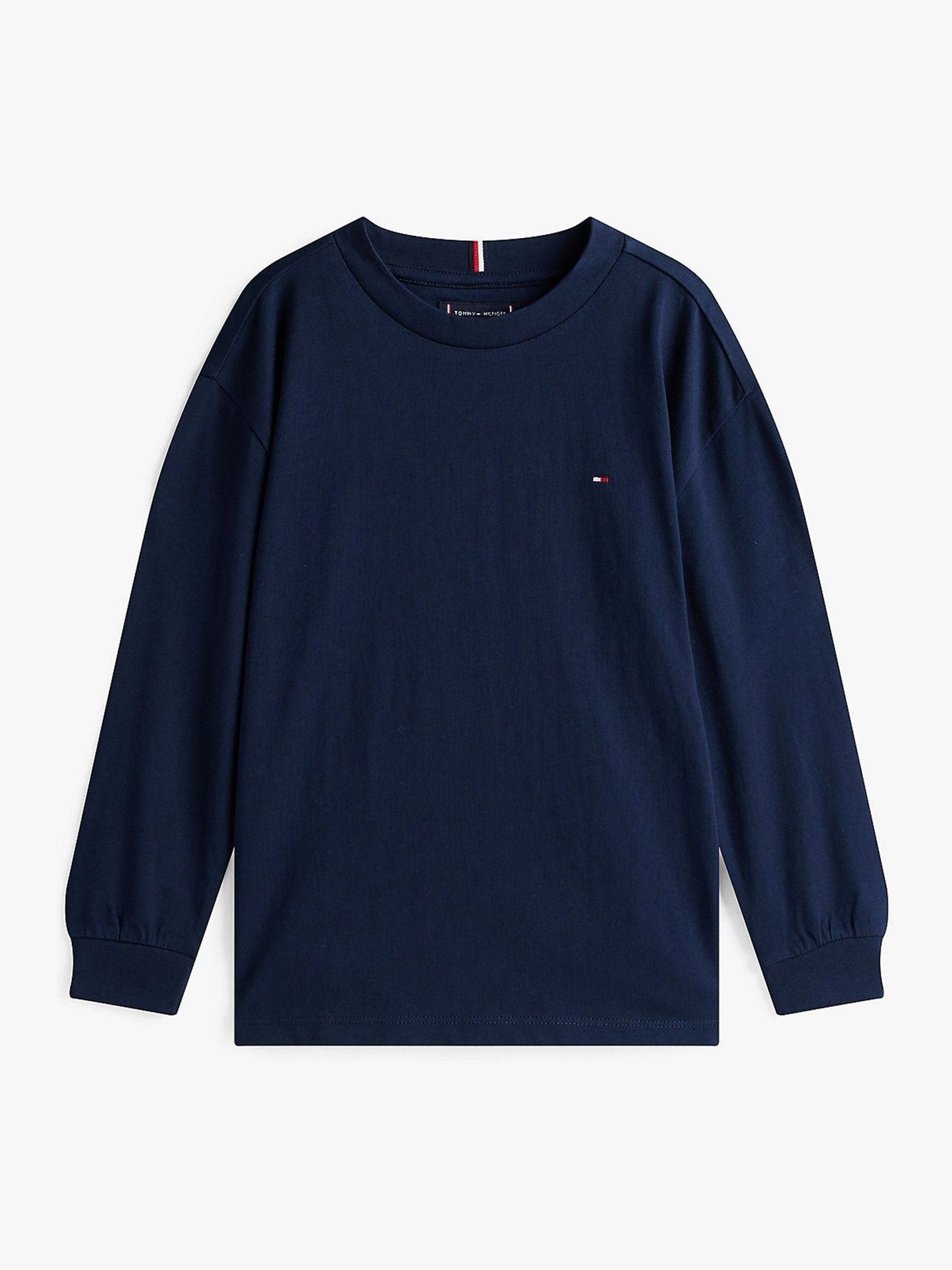 Dsiney Kidz - Tommy Hilfiger Blue Essential Flag Embroidery Long Sleeve T-Shirt image 5