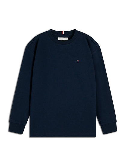 Dsiney Kidz - Tommy Hilfiger Blue Essential Flag Embroidery Long Sleeve T-Shirt image 6