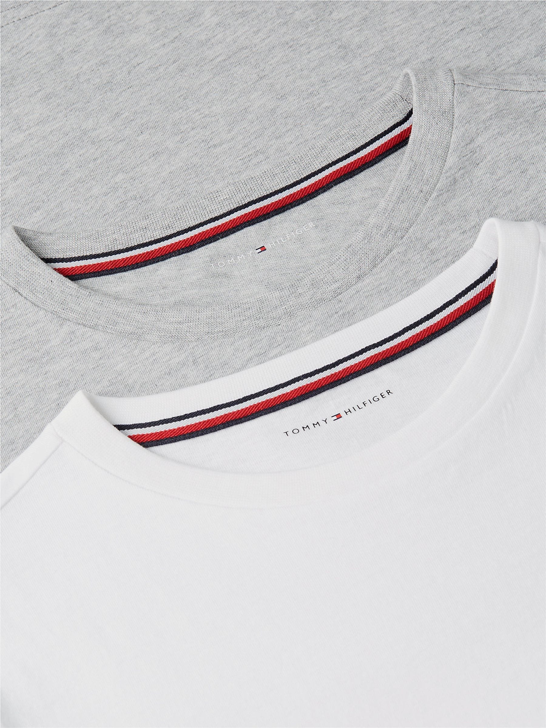 Dsiney Kidz - Tommy Hilfiger Grey Signature Jersey Long Sleeve Lounge T-Shirts 2-Pack image 2