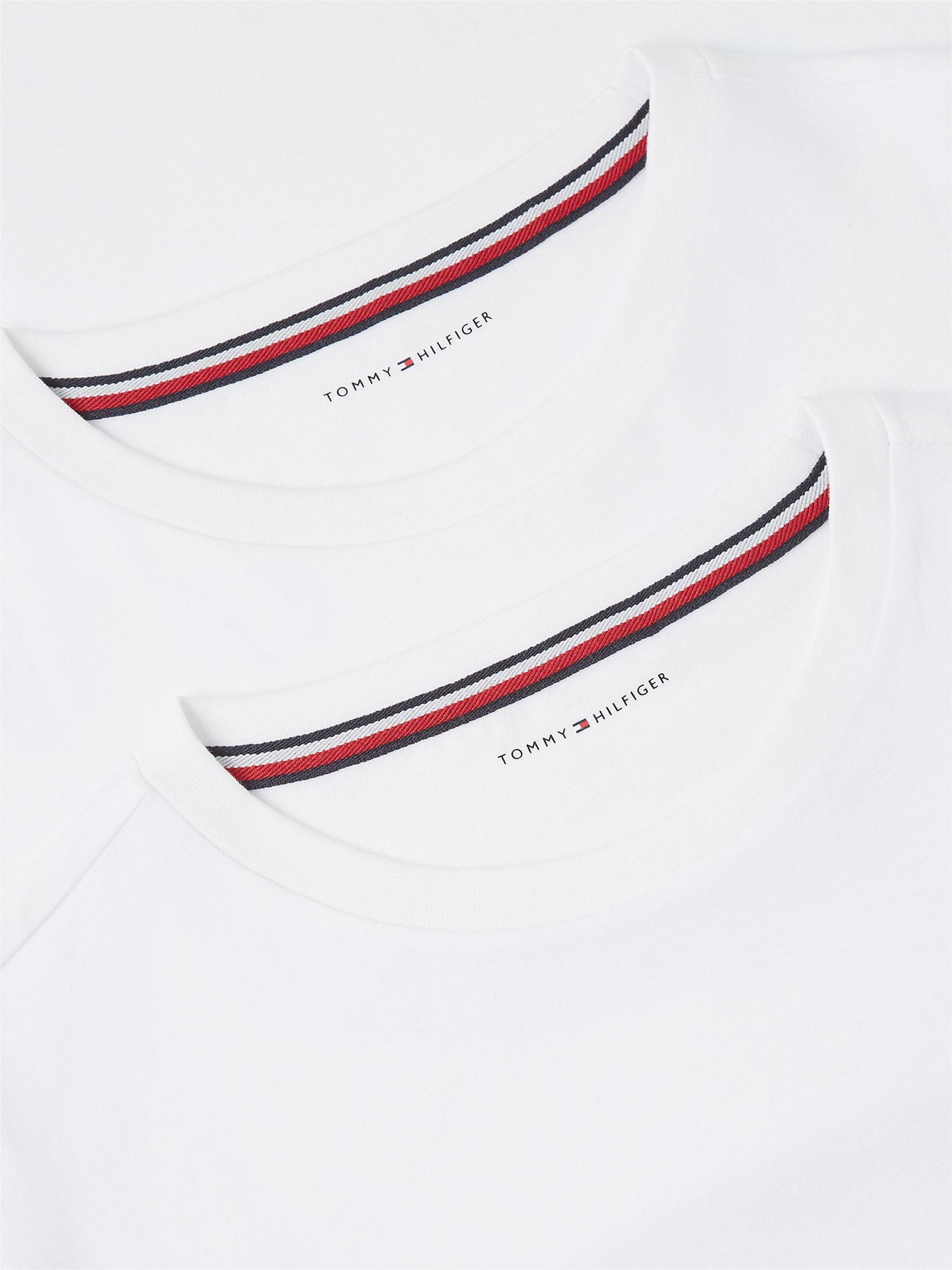 Dsiney Kidz - Tommy Hilfiger White Signature Jersey Long Sleeve Lounge T-Shirts 2-Pack image 6