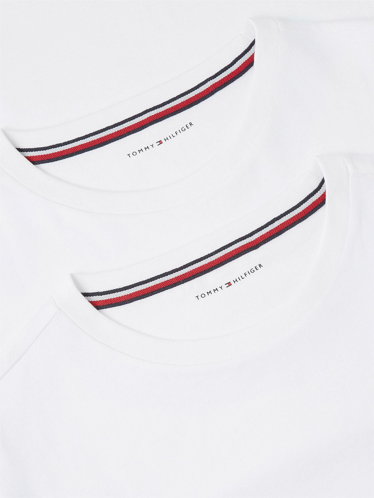Dsiney Kidz - Tommy Hilfiger White Signature Jersey Long Sleeve Lounge T-Shirts 2-Pack image 6