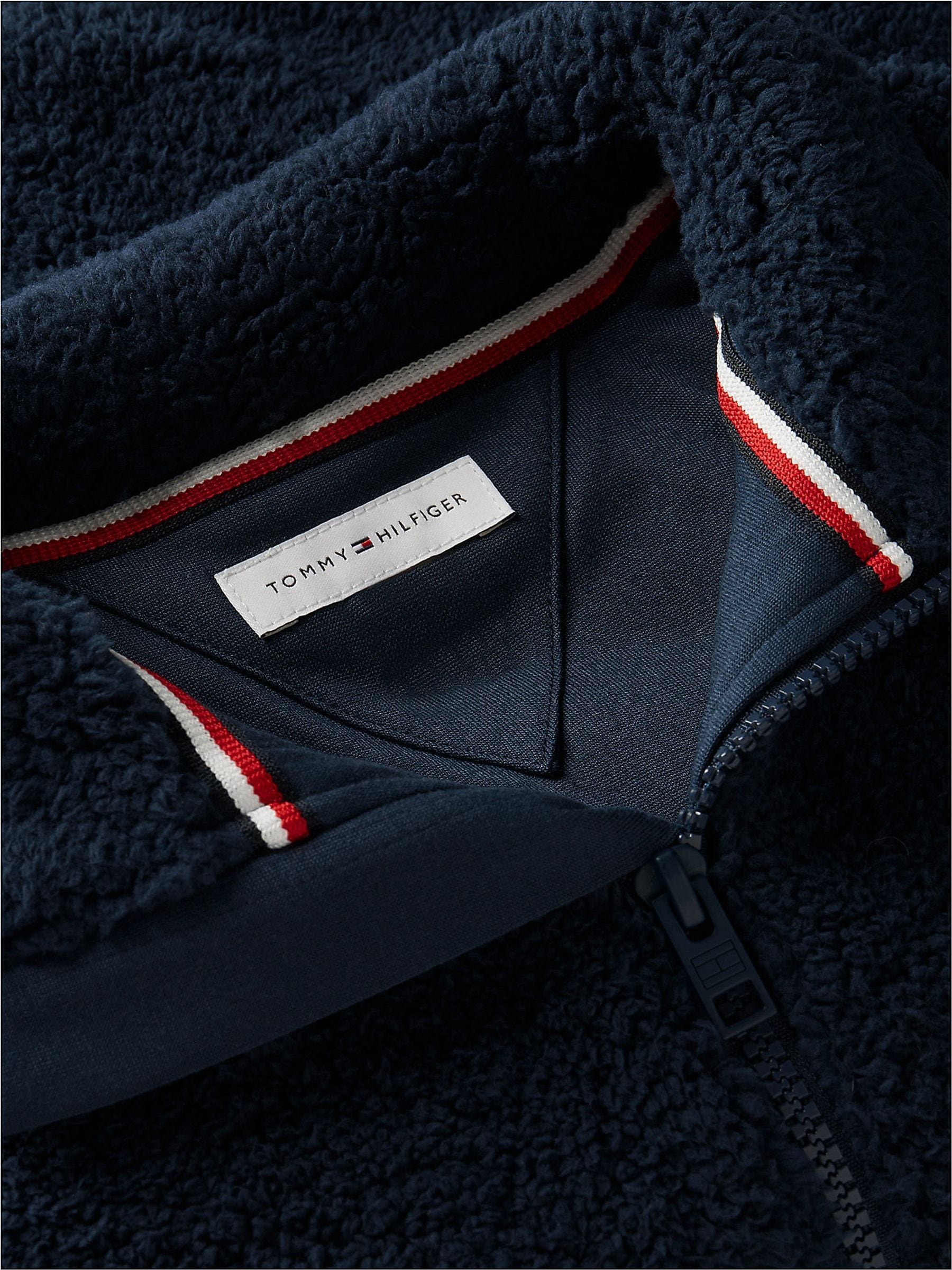 Dsiney Kidz - Tommy Hilfiger Blue Back Flag Polar Fleece Zip-Thru Sweatshirt image 6