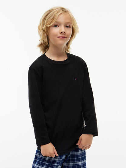 Dsiney Kidz - Tommy Hilfiger Black Long Sleeve T-Shirt 2 Pack image 5