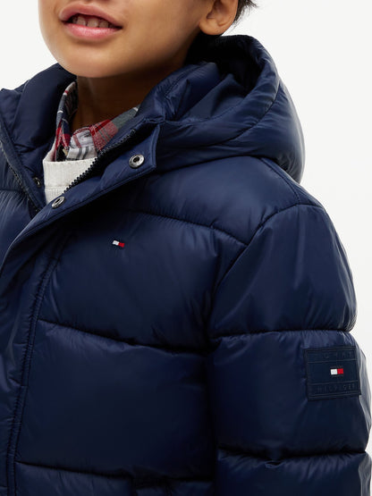 Dsiney Kidz - Tommy Hilfiger Blue Essential Padded Parka image 4