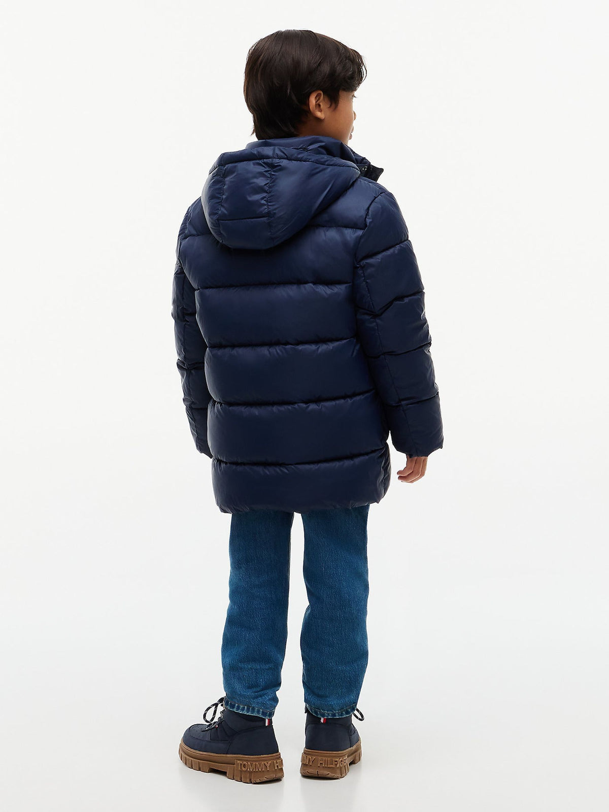 Dsiney Kidz - Tommy Hilfiger Blue Essential Padded Parka image 5