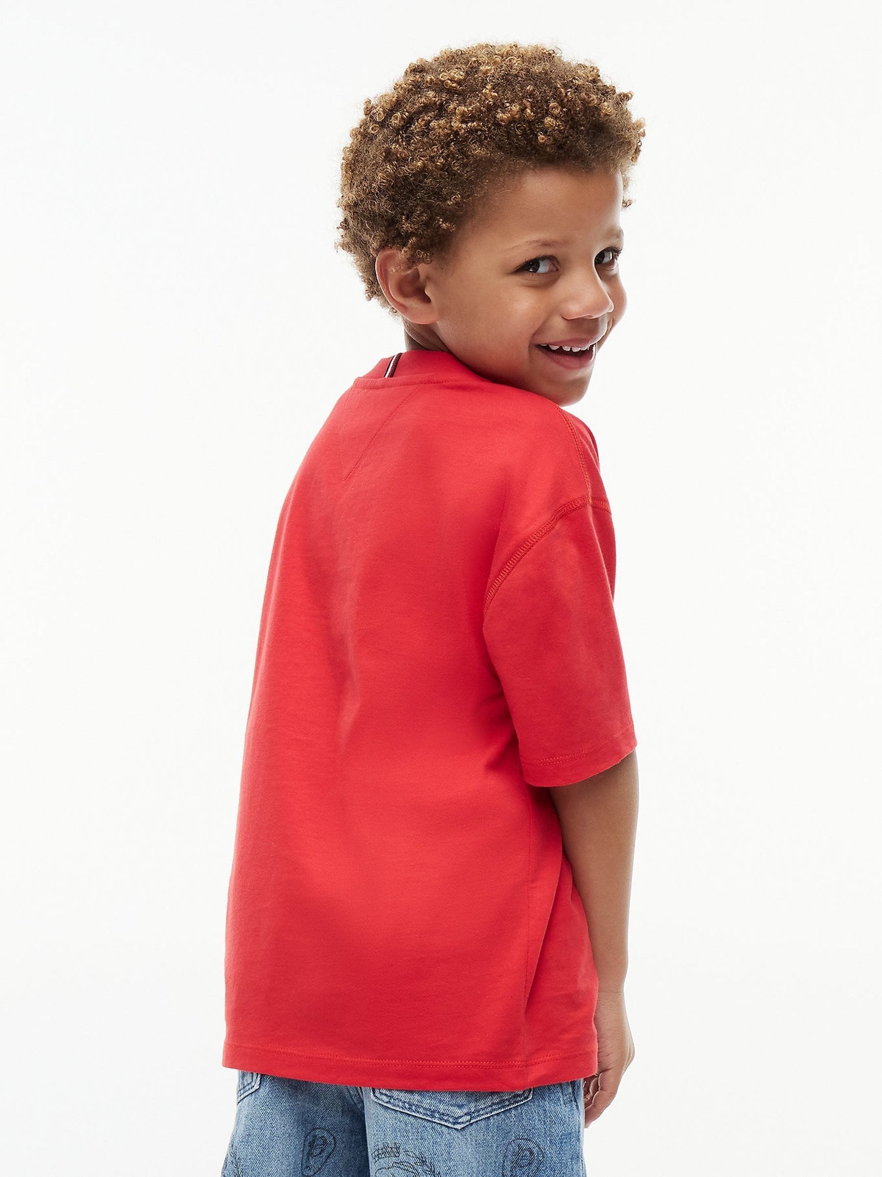 Dsiney Kidz - Tommy Hilfiger Red Peanuts® Flag Graphic Jersey T-Shirt image 4