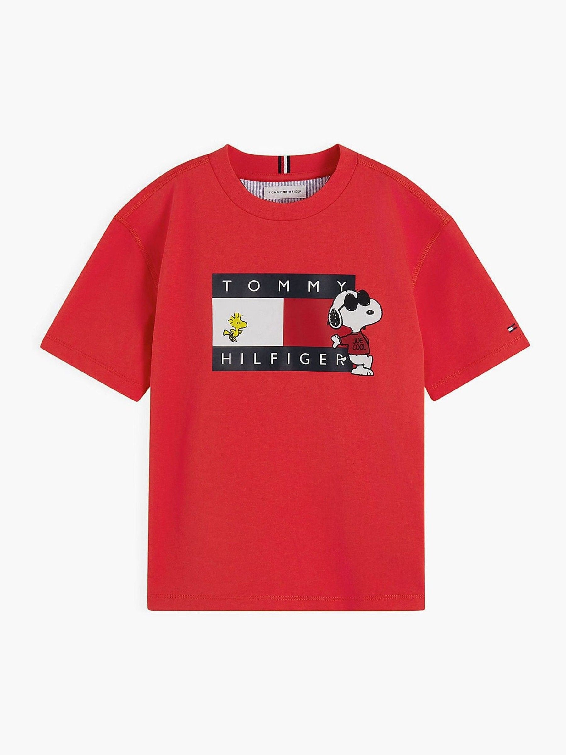 Dsiney Kidz - Tommy Hilfiger Red Peanuts® Flag Graphic Jersey T-Shirt image 5