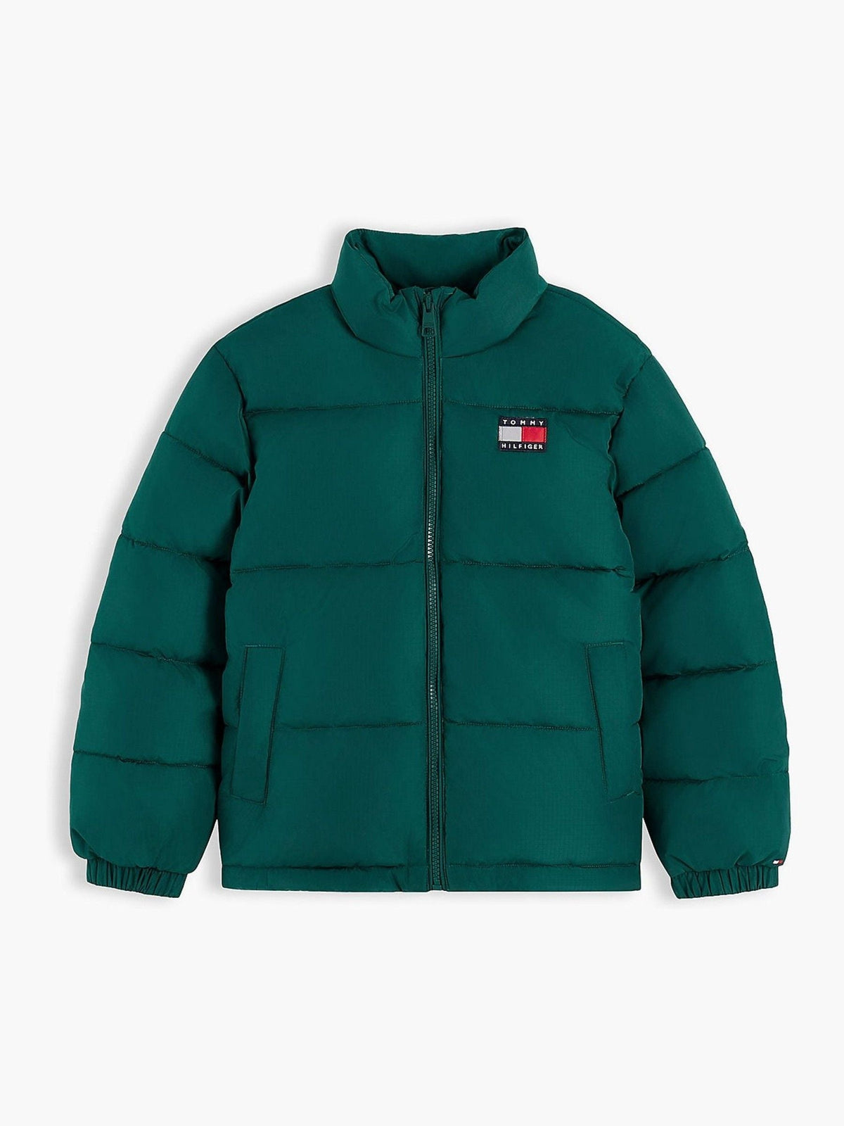 Dsiney Kidz - Tommy Hilfiger Green Essential Ripstop Relaxed Puffer Jacket image 5