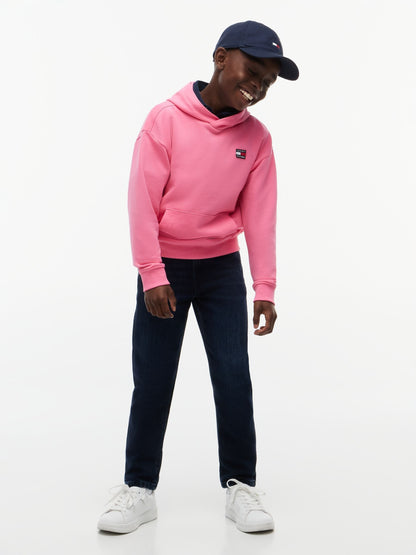 Dsiney Kidz - Tommy Hilfiger Pink Flag Logo Hoodie image 3