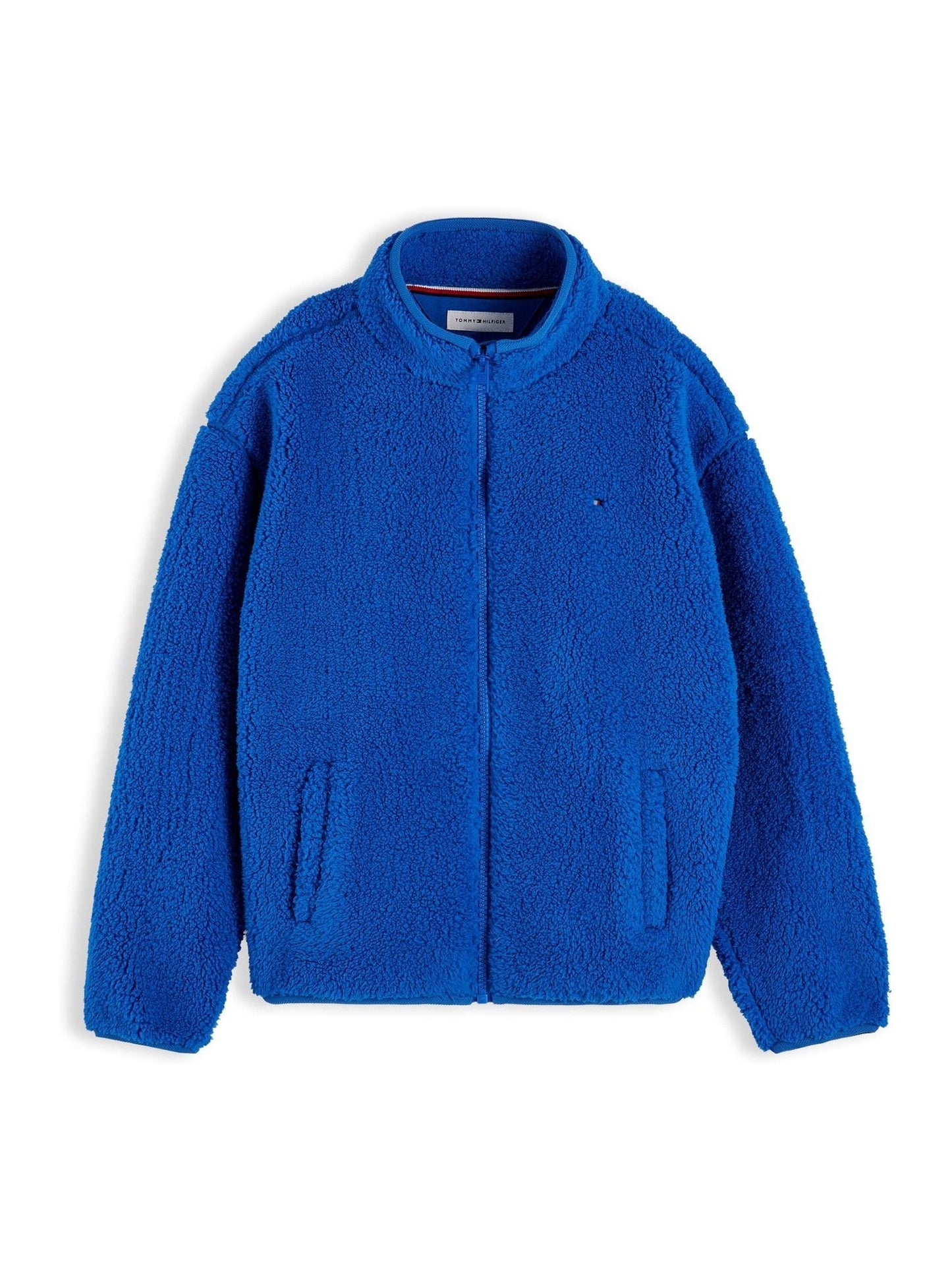 Dsiney Kidz - Tommy Hilfiger Vibrant Blue Back Flag Polar Fleece Zip-Thru Sweatshirt image 5