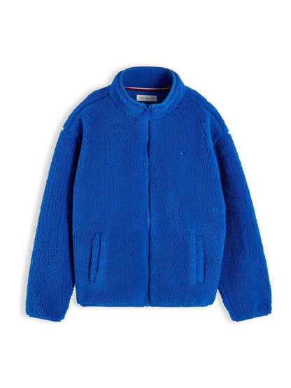 Dsiney Kidz - Tommy Hilfiger Vibrant Blue Back Flag Polar Fleece Zip-Thru Sweatshirt image 5