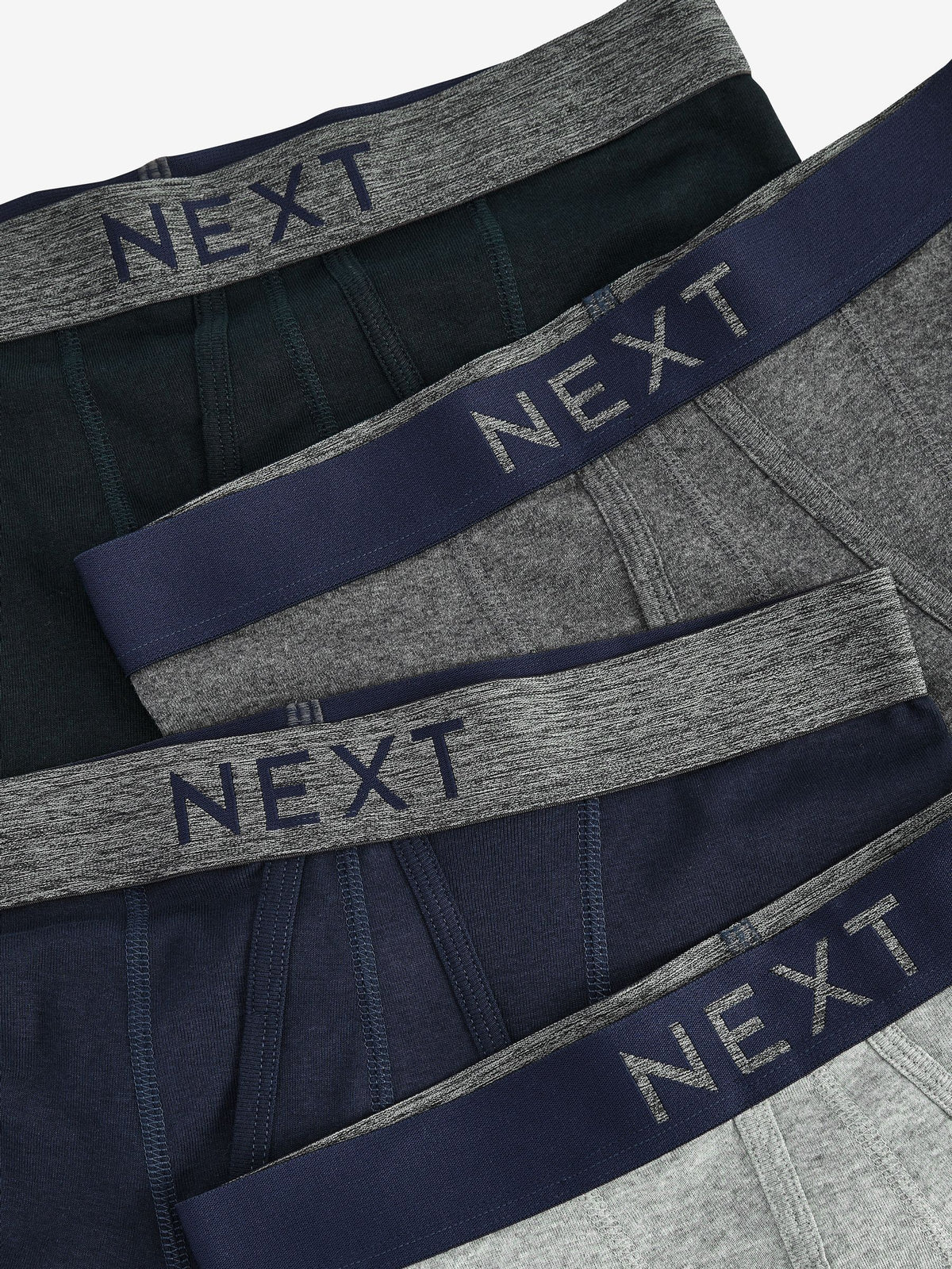Dsiney Kidz - Grey/Navy 10 pack A-Front Pure 100% Cotton Boxers image 6