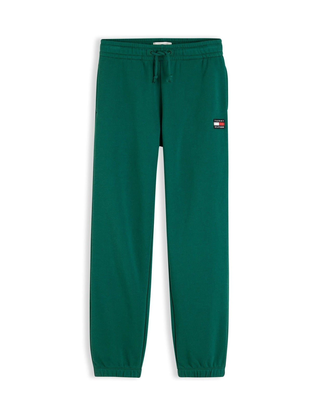 Dsiney Kidz - Tommy Hilfiger Green Flag Logo Patch Cuffed Joggers image 7