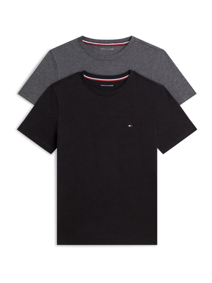 Dsiney Kidz - Tommy Hilfiger Black Signature Jersey Lounge T-Shirts 2-Pack image 1