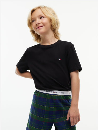 Dsiney Kidz - Tommy Hilfiger Black Signature Jersey Lounge T-Shirts 2-Pack image 2