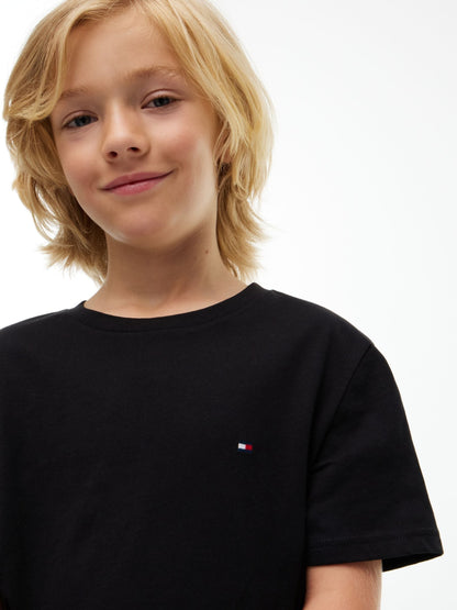 Dsiney Kidz - Tommy Hilfiger Black Signature Jersey Lounge T-Shirts 2-Pack image 5