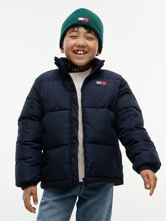 Dsiney Kidz - Tommy Hilfiger Blue Essential Ripstop Relaxed Puffer Jacket image 1