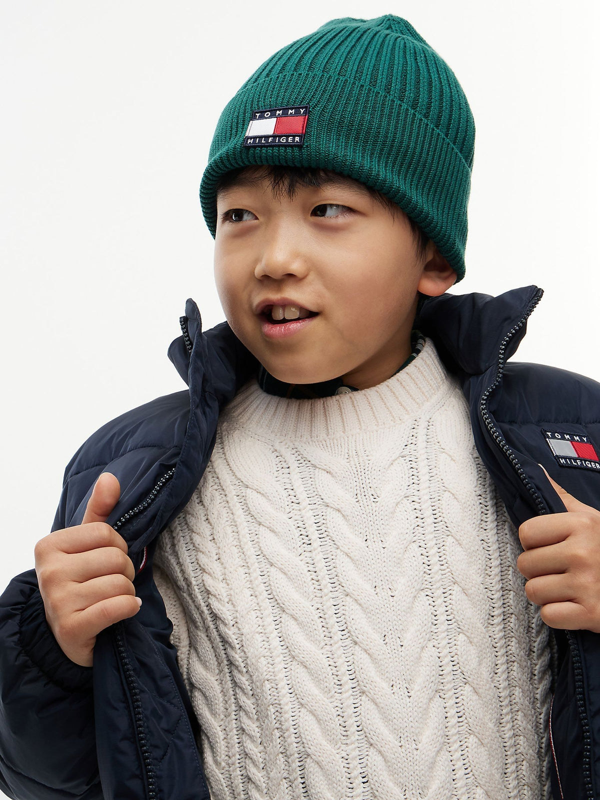 Dsiney Kidz - Tommy Hilfiger Blue Essential Ripstop Relaxed Puffer Jacket image 3