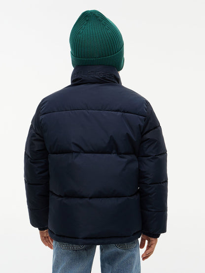Dsiney Kidz - Tommy Hilfiger Blue Essential Ripstop Relaxed Puffer Jacket image 4