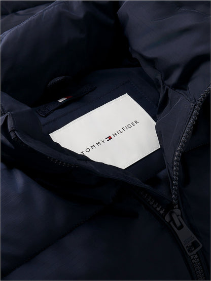 Dsiney Kidz - Tommy Hilfiger Blue Essential Ripstop Relaxed Puffer Jacket image 6