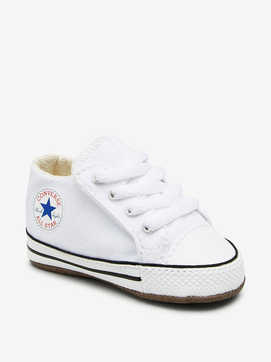 Converse White Chuck Taylor Baby Canvas Trainers image 1