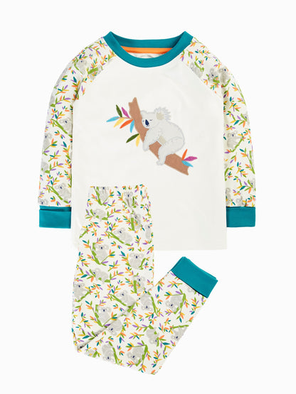 Frugi White Halloween Jamie Jim Jams Pyjamas - image 1