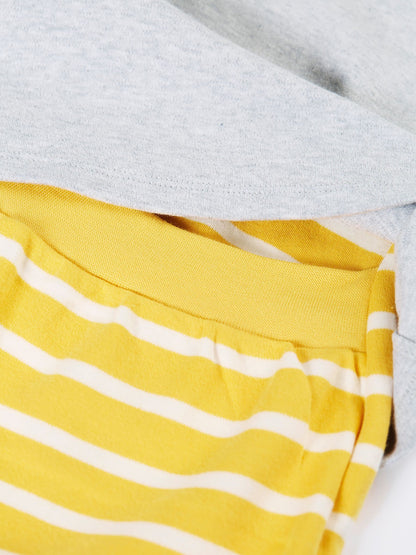Frugi Grey Brooke Easy Dressing Babygrow - image 4