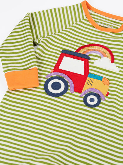 Frugi Green Rowan Romper - image 2
