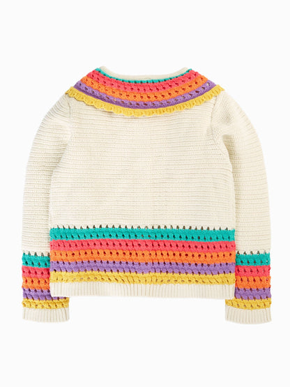 Dsiney Kidz - Frugi Natural Aurora Collar Cardigan image 2