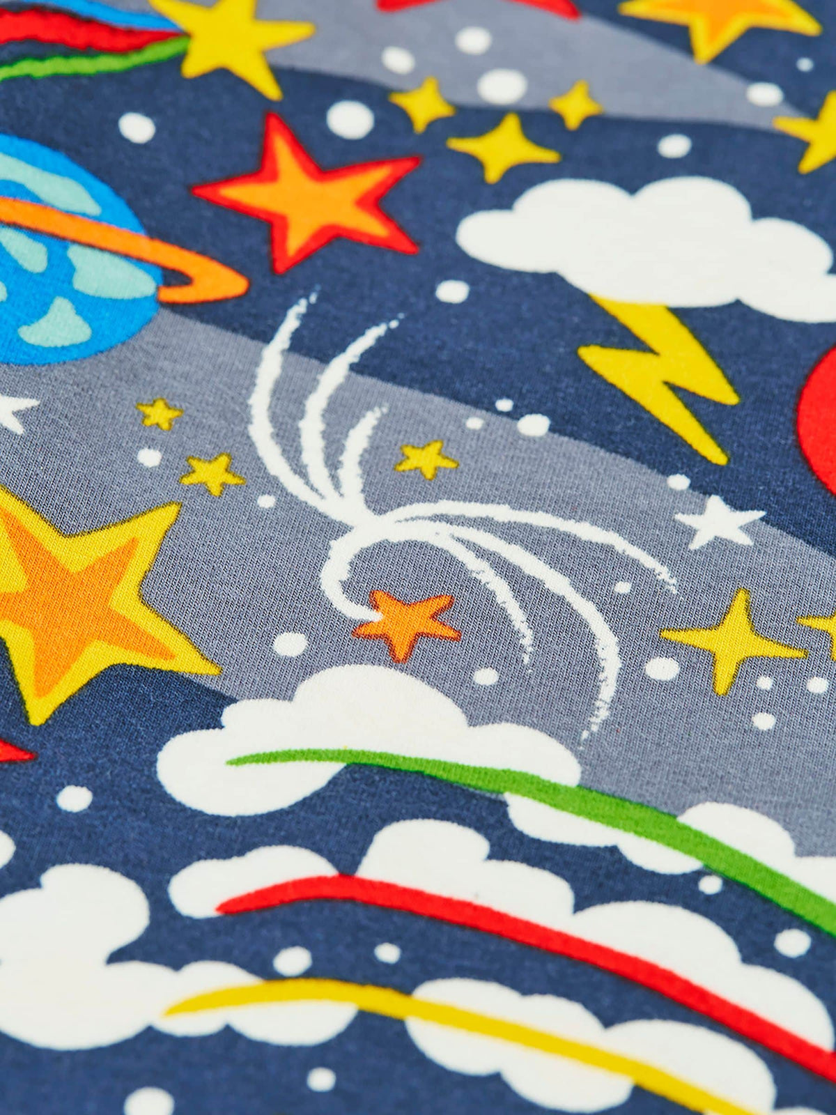 Dsiney Kidz - Frugi Blue Libby Printed Leggings image 4