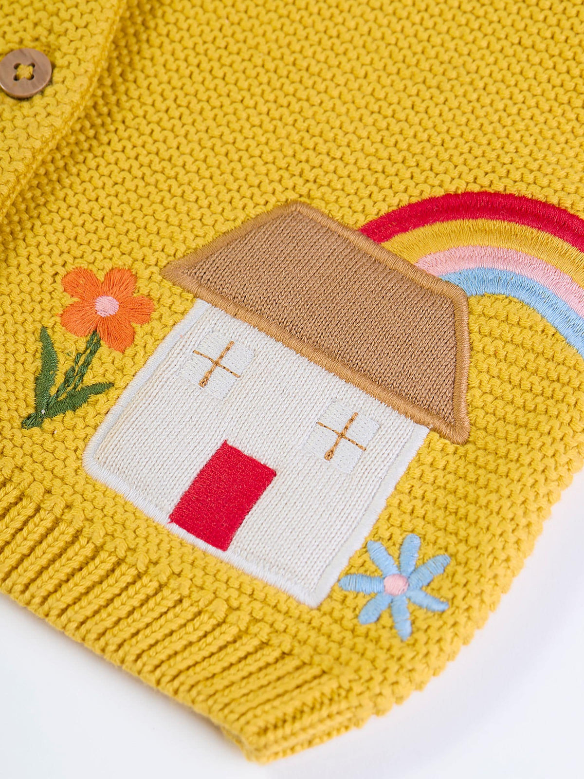 Dsiney Kidz - Frugi Yellow Colby Cardigan image 3