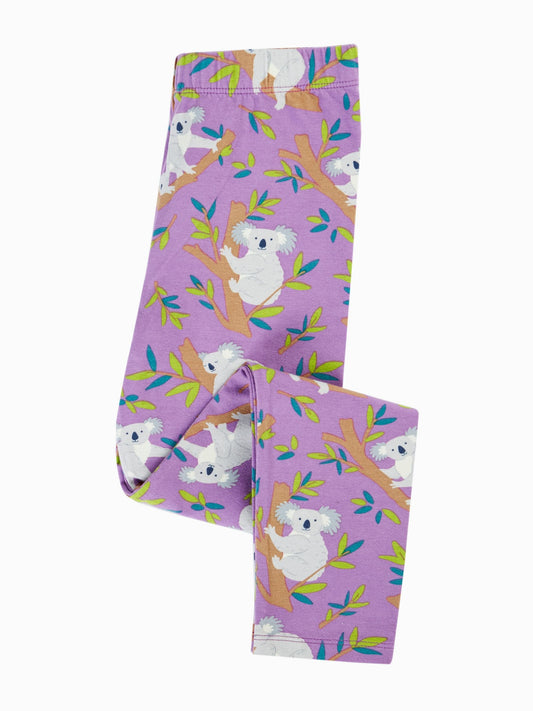 Dsiney Kidz - Frugi Purple Libby Printed Leggings image 1