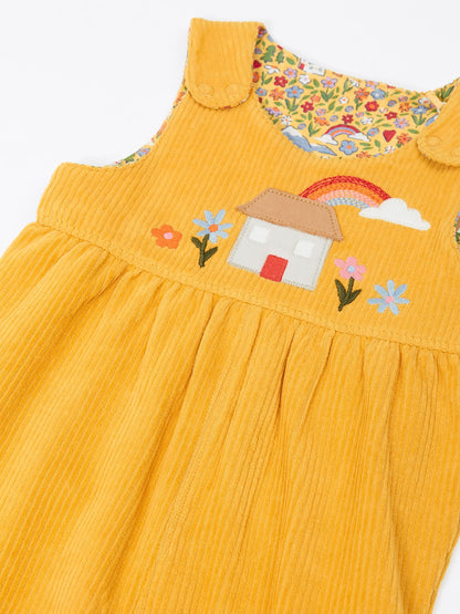Frugi Yellow Catrin Reversible Dungarees - image 2