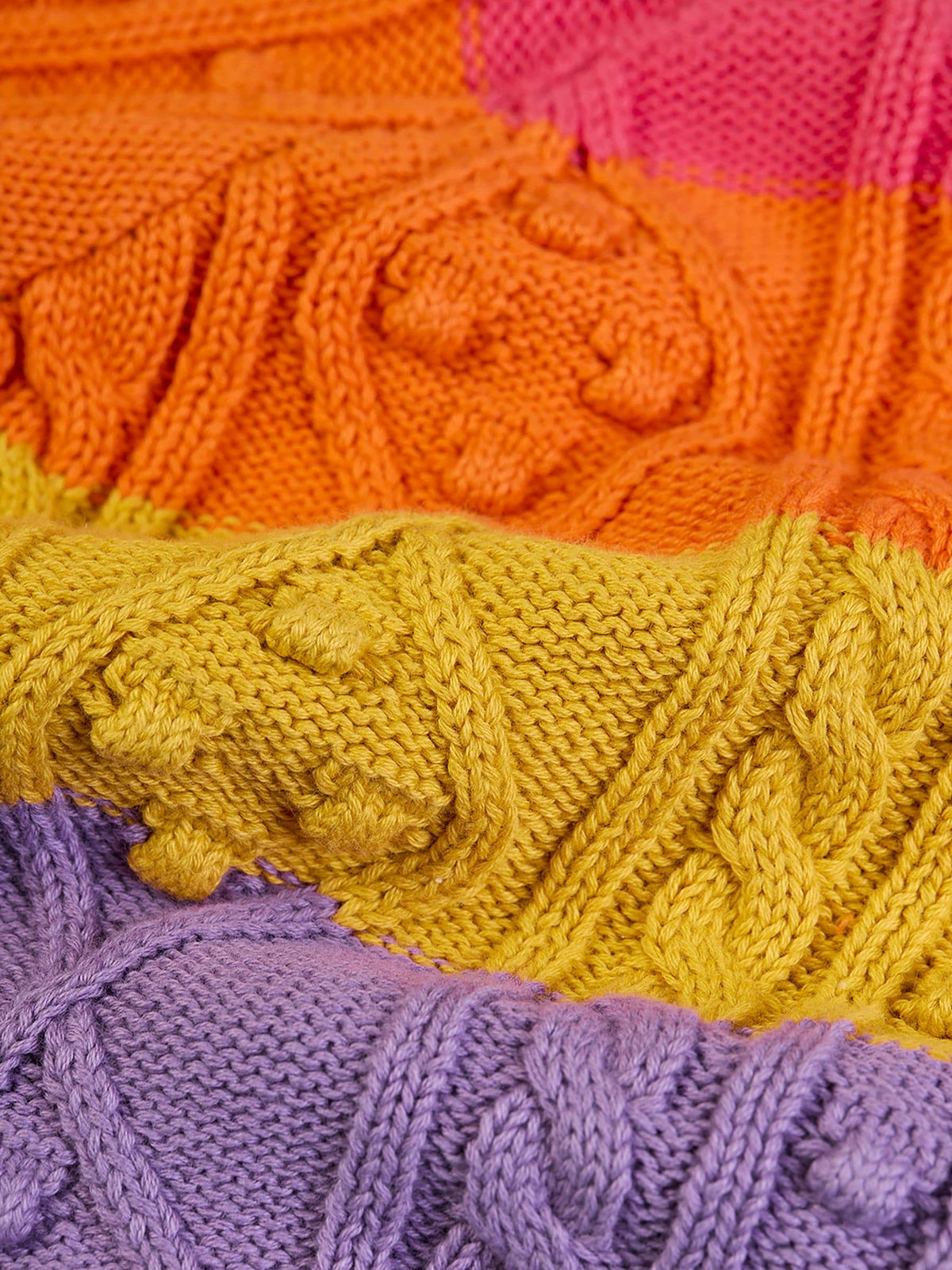 Dsiney Kidz - Frugi Blue Clay Cable Knit Cardigan image 3