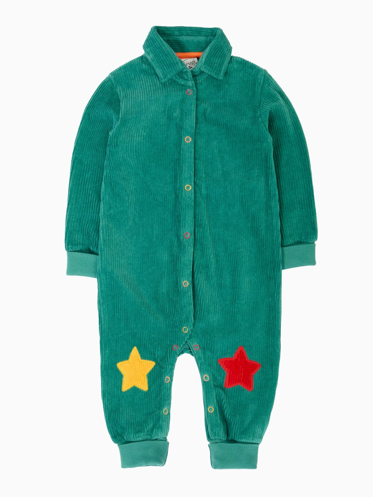Dsiney Kidz - Frugi Green Coombe Cord Romper image 1