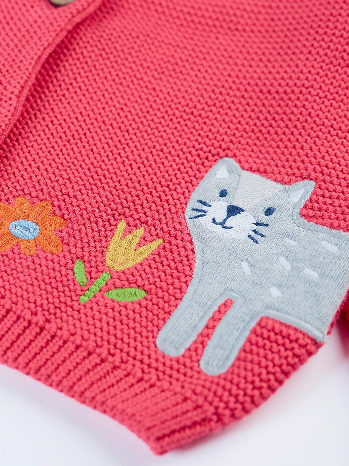 Dsiney Kidz - Frugi Pink Colby Cardigan image 3