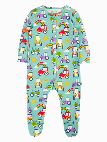 Frugi Blue Lovely Babygrow - image 1
