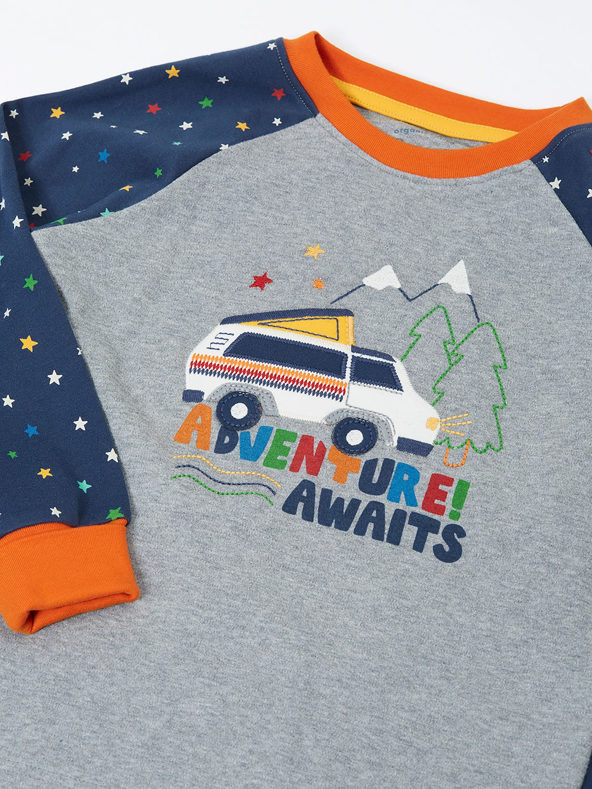 Frugi Blue Halloween Jamie Jim Jams Pyjamas - image 2