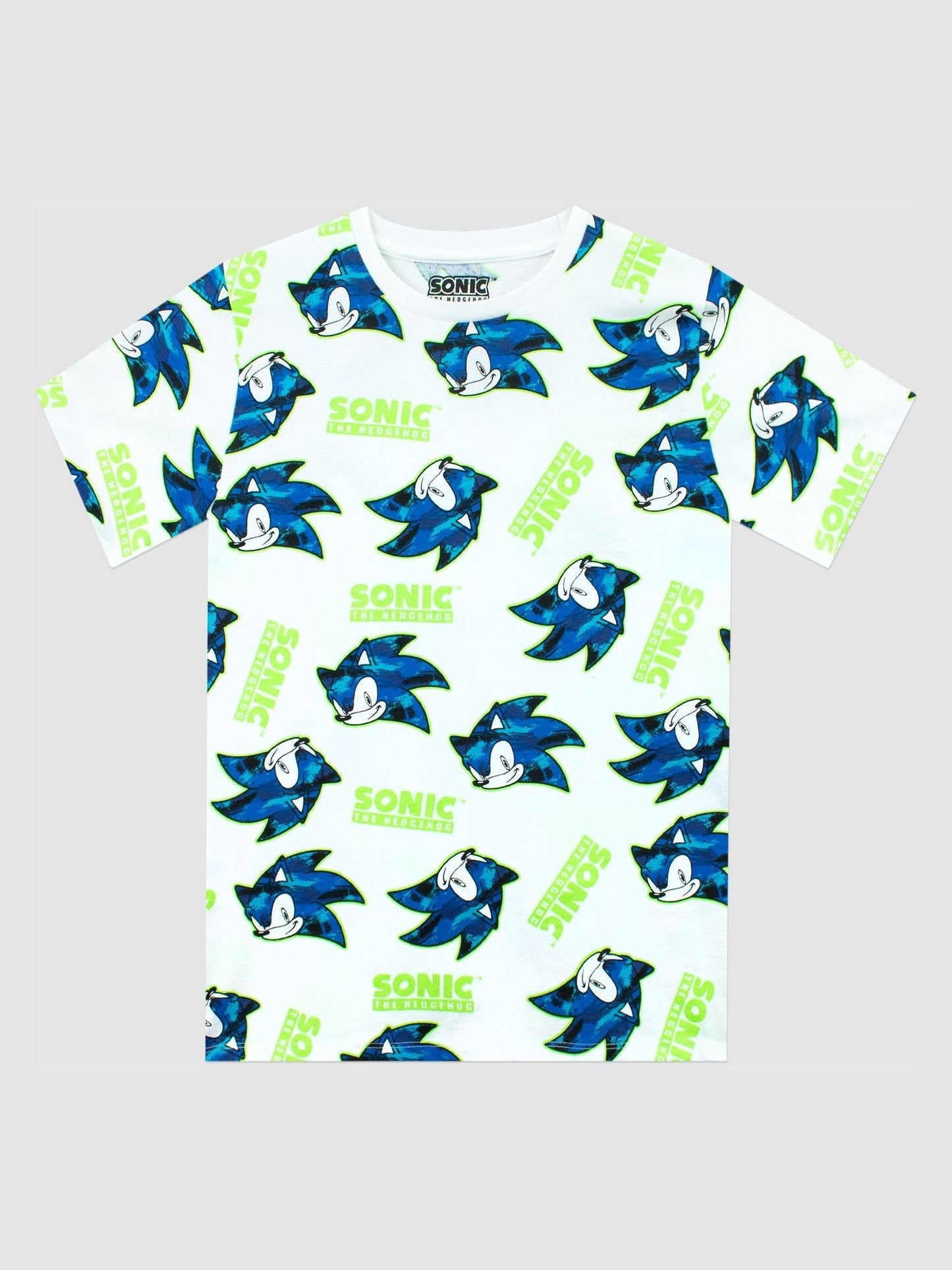 Dsiney Kidz - Character BlackWhite 100% Cotton Sonic Short Sleeve T-Shirt 2 Multipack image 3