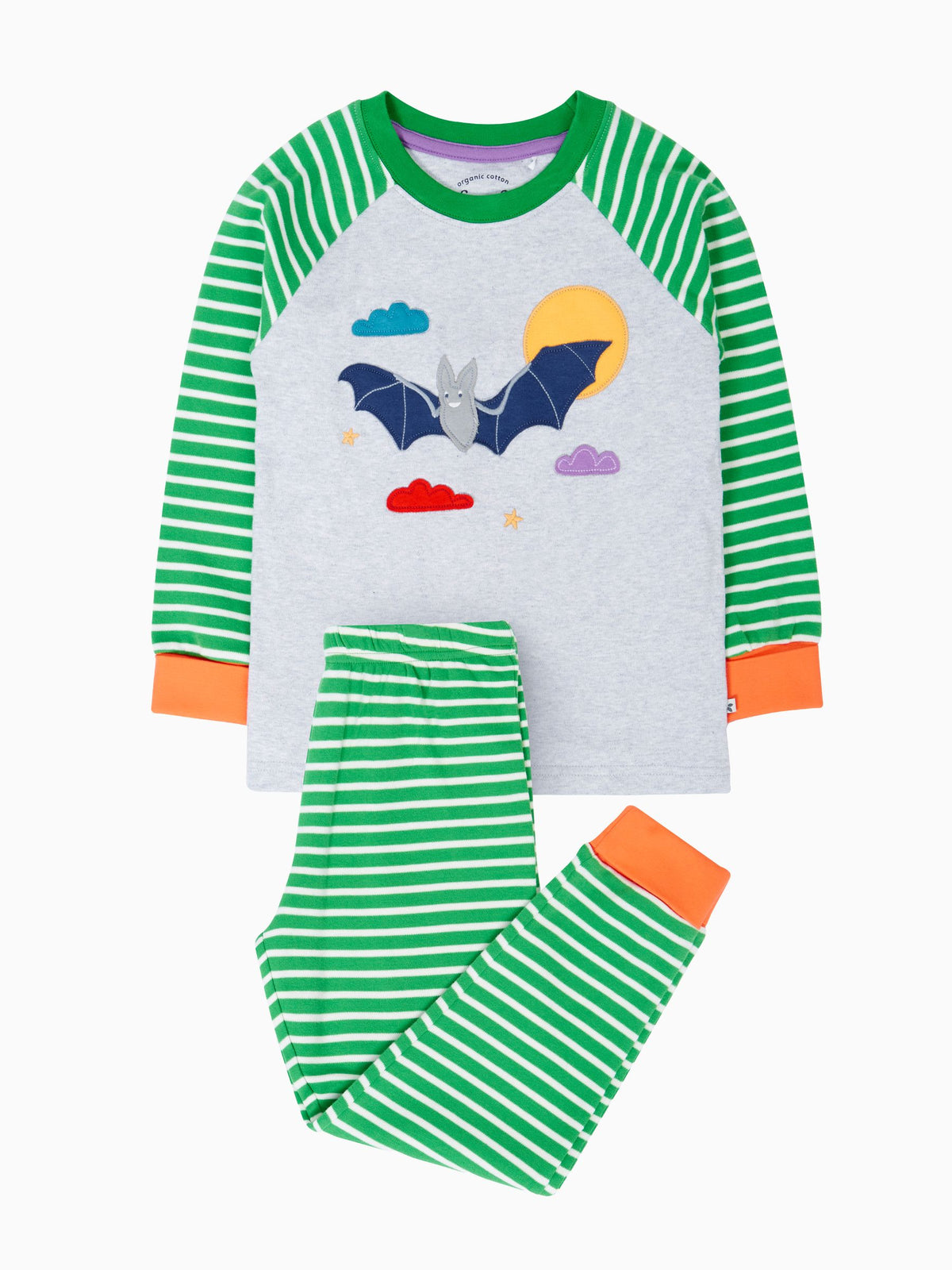 Frugi Green Halloween Jamie Jim Jams Pyjamas - image 1