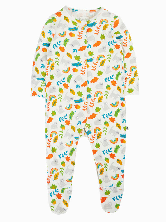 Frugi White Lovely Babygrow - image 1
