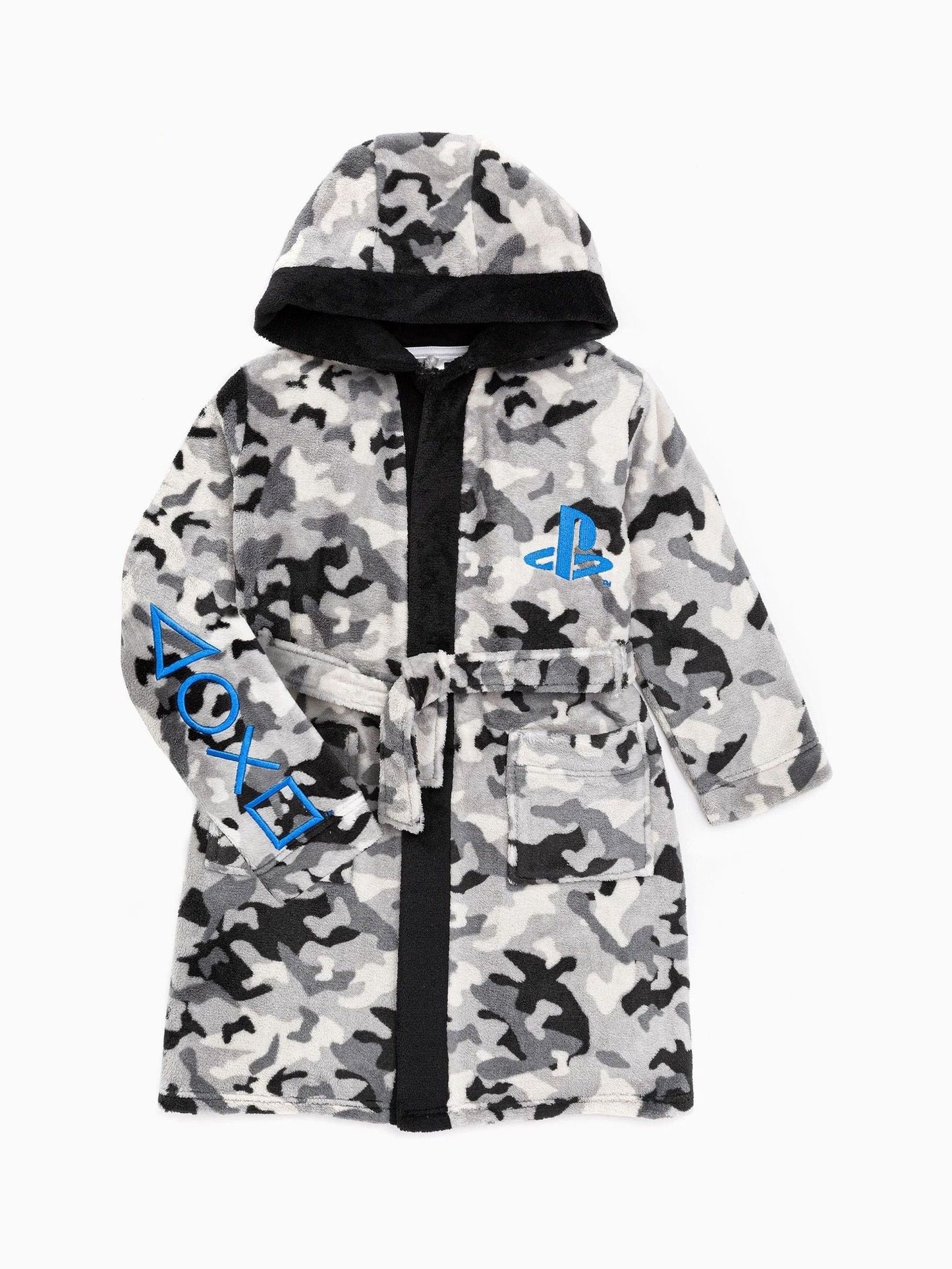 Dsiney Kidz - Vanilla Underground Grey Playstation Unisex Kids Fleece Dressing Gown Robe image 1