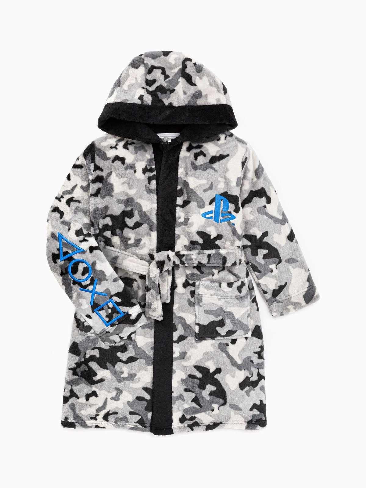 Dsiney Kidz - Vanilla Underground Grey Playstation Unisex Kids Fleece Dressing Gown Robe image 1
