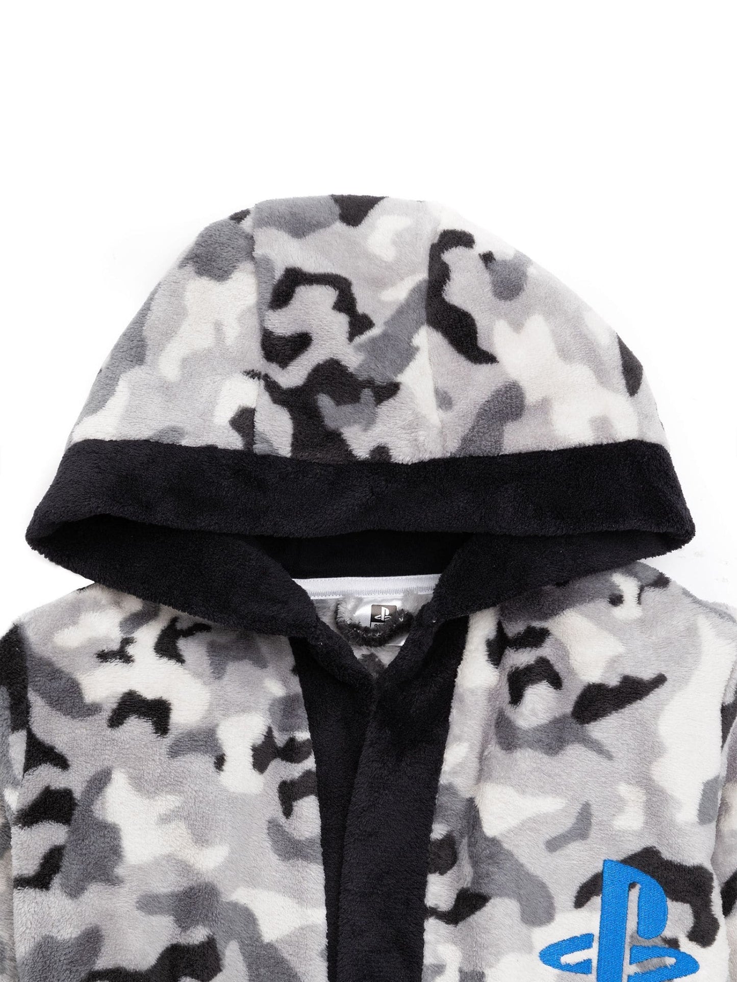 Dsiney Kidz - Vanilla Underground Grey Playstation Unisex Kids Fleece Dressing Gown Robe image 2