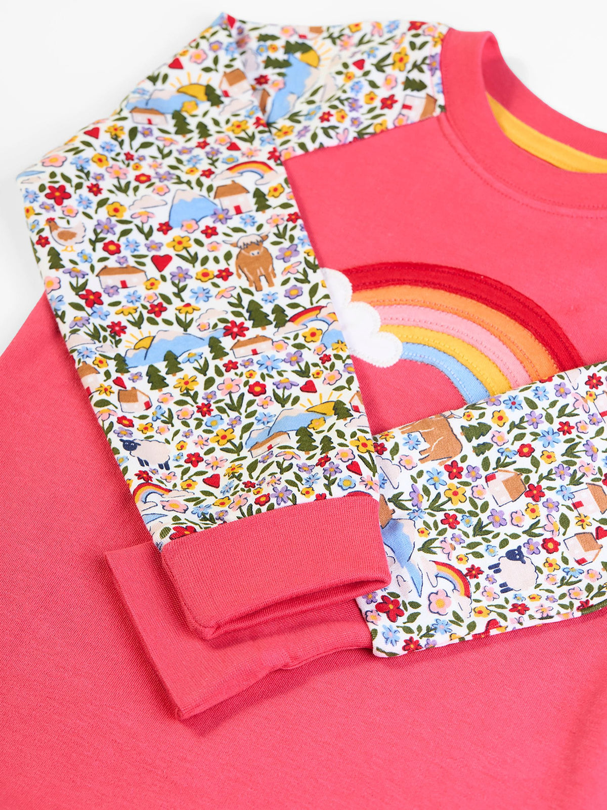 Frugi Pink Halloween Jamie Jim Jams Pyjamas - image 2