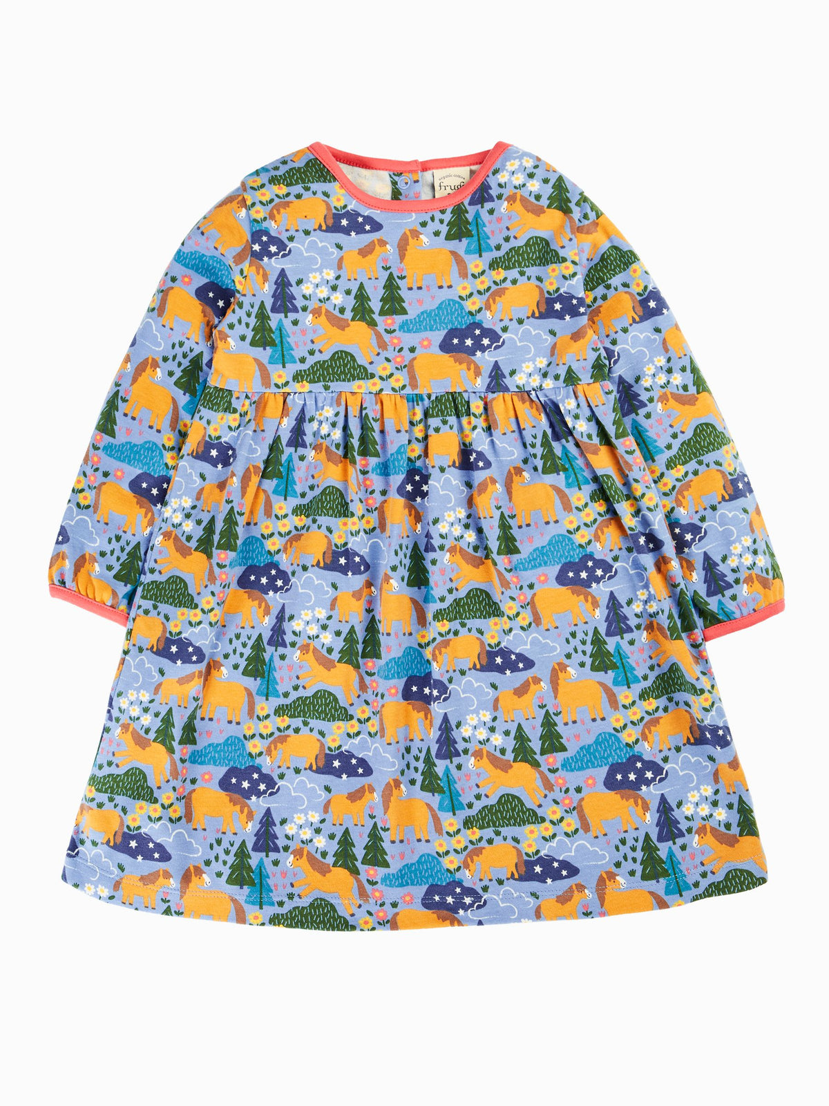 Dsiney Kidz - Frugi Blue Dani Dress image 1