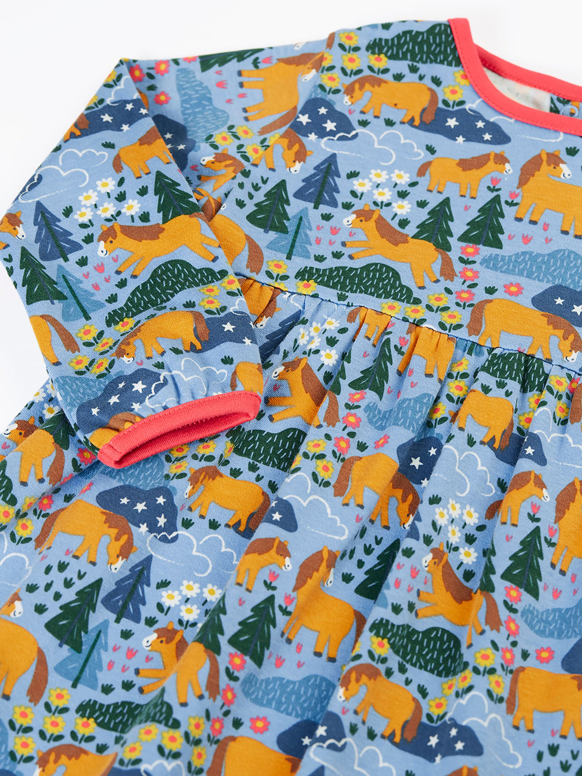 Dsiney Kidz - Frugi Blue Dani Dress image 2