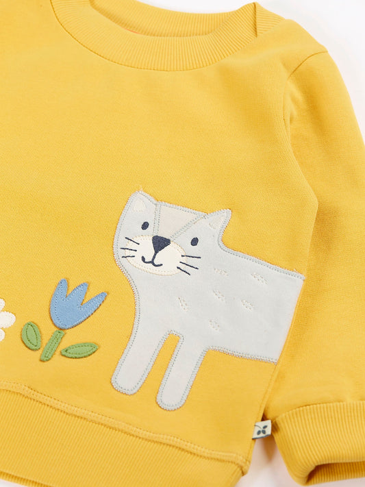 Dsiney Kidz - Frugi Yellow Halloween Easy On Jumper image 2