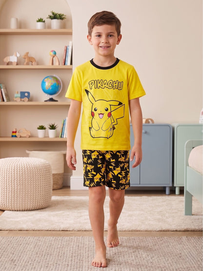 Dsiney Kidz - Character Yellow Pokemon Short 100% Cotton Pyjamas image 1